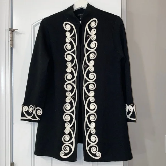Lauren Michelle Sweaters Black Ornate Duster Poshmark